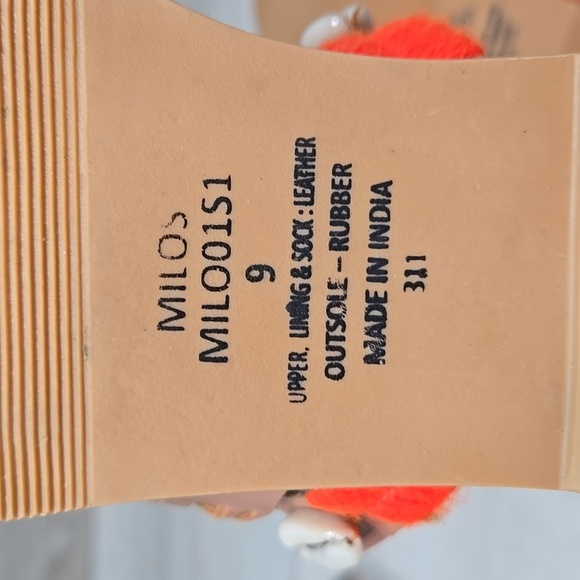 Steve Madden Women Milos Leather Boho Hobo Loop Toe Sandals Shoes Sz 9 - Picture 9 of 9